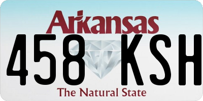 AR license plate 458KSH