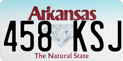 AR license plate 458KSJ