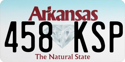 AR license plate 458KSP