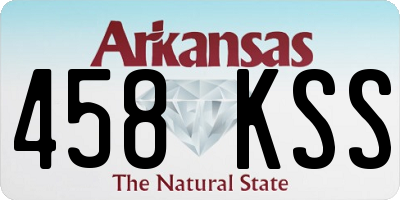AR license plate 458KSS