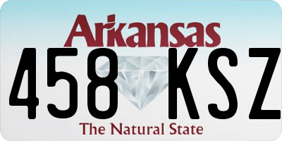 AR license plate 458KSZ