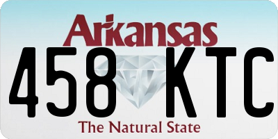 AR license plate 458KTC
