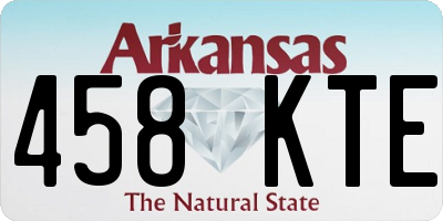 AR license plate 458KTE