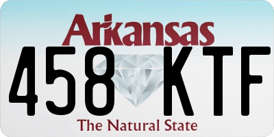 AR license plate 458KTF