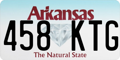 AR license plate 458KTG