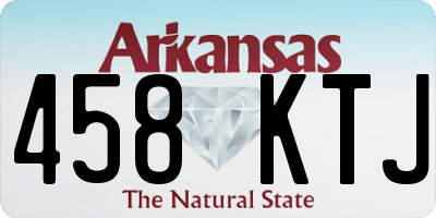 AR license plate 458KTJ