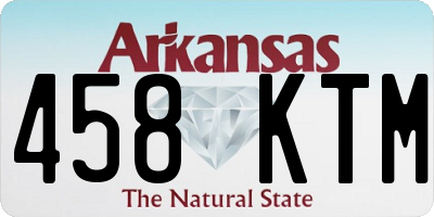 AR license plate 458KTM