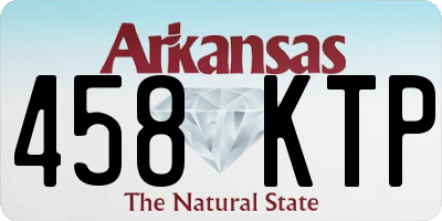 AR license plate 458KTP