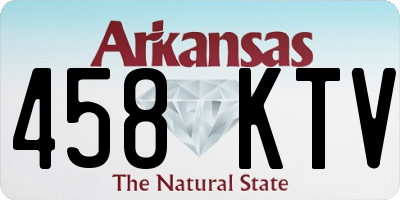 AR license plate 458KTV
