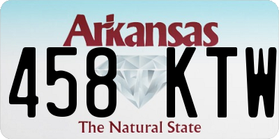 AR license plate 458KTW