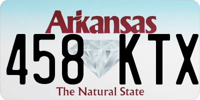 AR license plate 458KTX