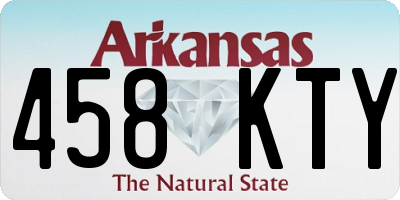 AR license plate 458KTY