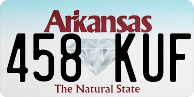 AR license plate 458KUF