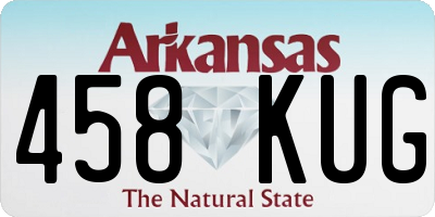 AR license plate 458KUG