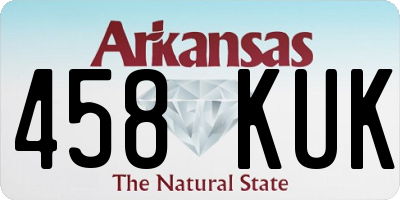 AR license plate 458KUK