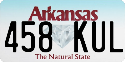 AR license plate 458KUL