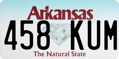 AR license plate 458KUM