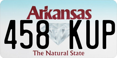 AR license plate 458KUP