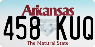 AR license plate 458KUQ