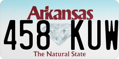 AR license plate 458KUW