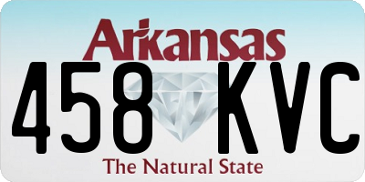 AR license plate 458KVC