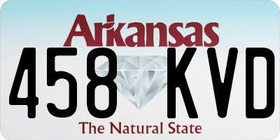AR license plate 458KVD