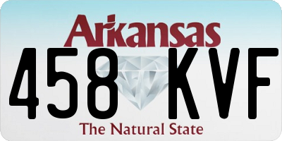 AR license plate 458KVF