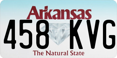 AR license plate 458KVG