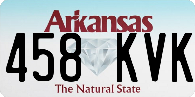 AR license plate 458KVK