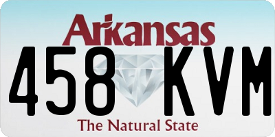 AR license plate 458KVM