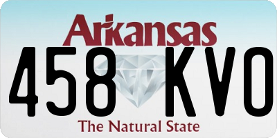 AR license plate 458KVO