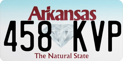 AR license plate 458KVP