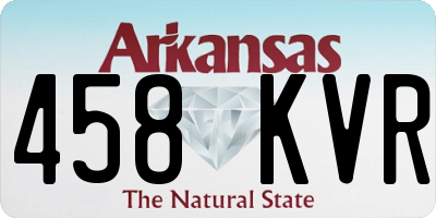 AR license plate 458KVR