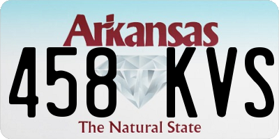 AR license plate 458KVS
