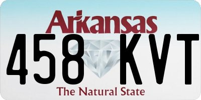 AR license plate 458KVT