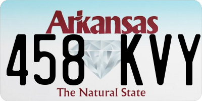 AR license plate 458KVY