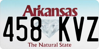 AR license plate 458KVZ