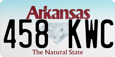 AR license plate 458KWC