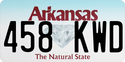 AR license plate 458KWD