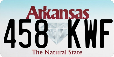 AR license plate 458KWF