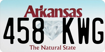 AR license plate 458KWG