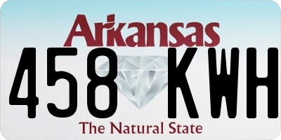 AR license plate 458KWH