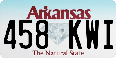 AR license plate 458KWI