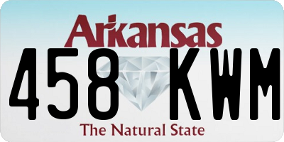 AR license plate 458KWM