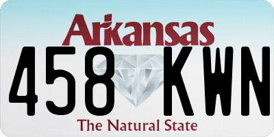AR license plate 458KWN