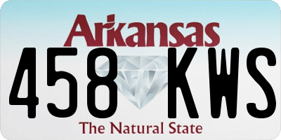 AR license plate 458KWS