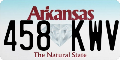 AR license plate 458KWV