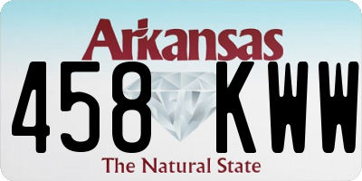 AR license plate 458KWW