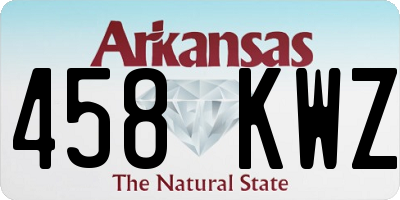 AR license plate 458KWZ