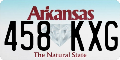 AR license plate 458KXG
